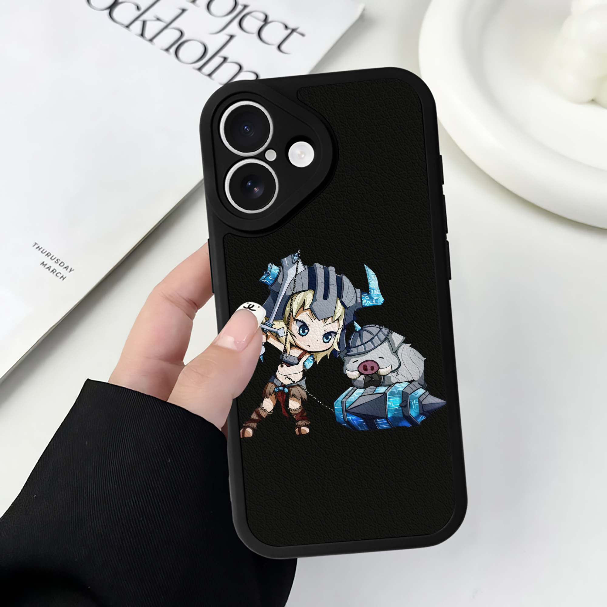 リーグ・オブ・レジェンド League of Legends LOL 【iPhone 16シリーズ対応】シリコンスマホケース（レザー調） 材質：シリコン